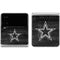 NFL Dallas Cowboys Black & White Galaxy Z Flip4 5G Skin